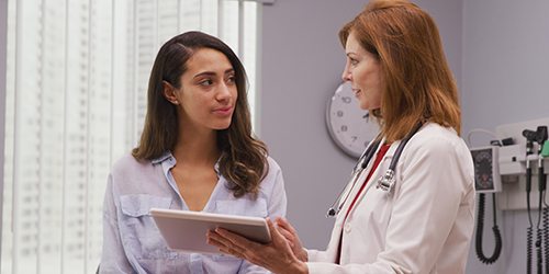 Doctor and Female patient
