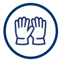 graphic of working gloves