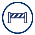 graphic of a road barricade