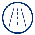 graphic of a road with dividing line