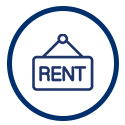 graphic of a for rent sign