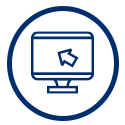 graphic depicting using website program