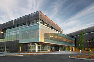 image of the exterior of a three-story building