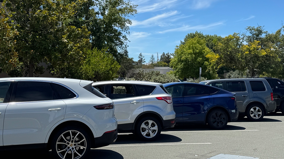 image of parked cars in a lot