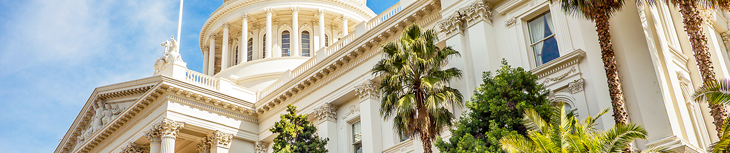 image of the California capitol building